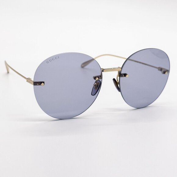 NEW GUCCI SUNGLASSES GG1149S 006 GOLD WOMEN EYEWEAR GUCCI PLUS EARRINGS main image 5